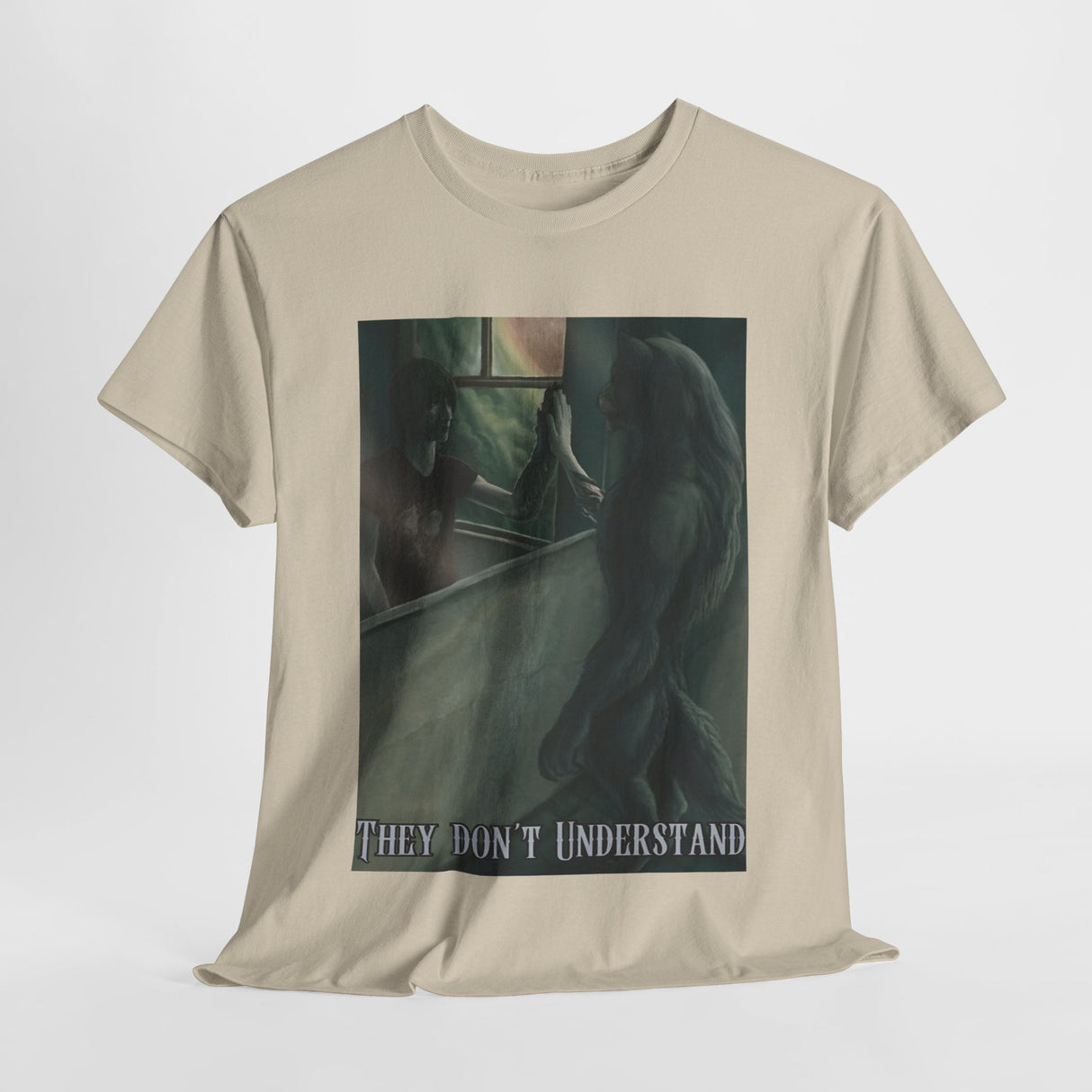 Camiseta divertida "No entienden al hombre lobo" - Camiseta divertida con meme de monstruo