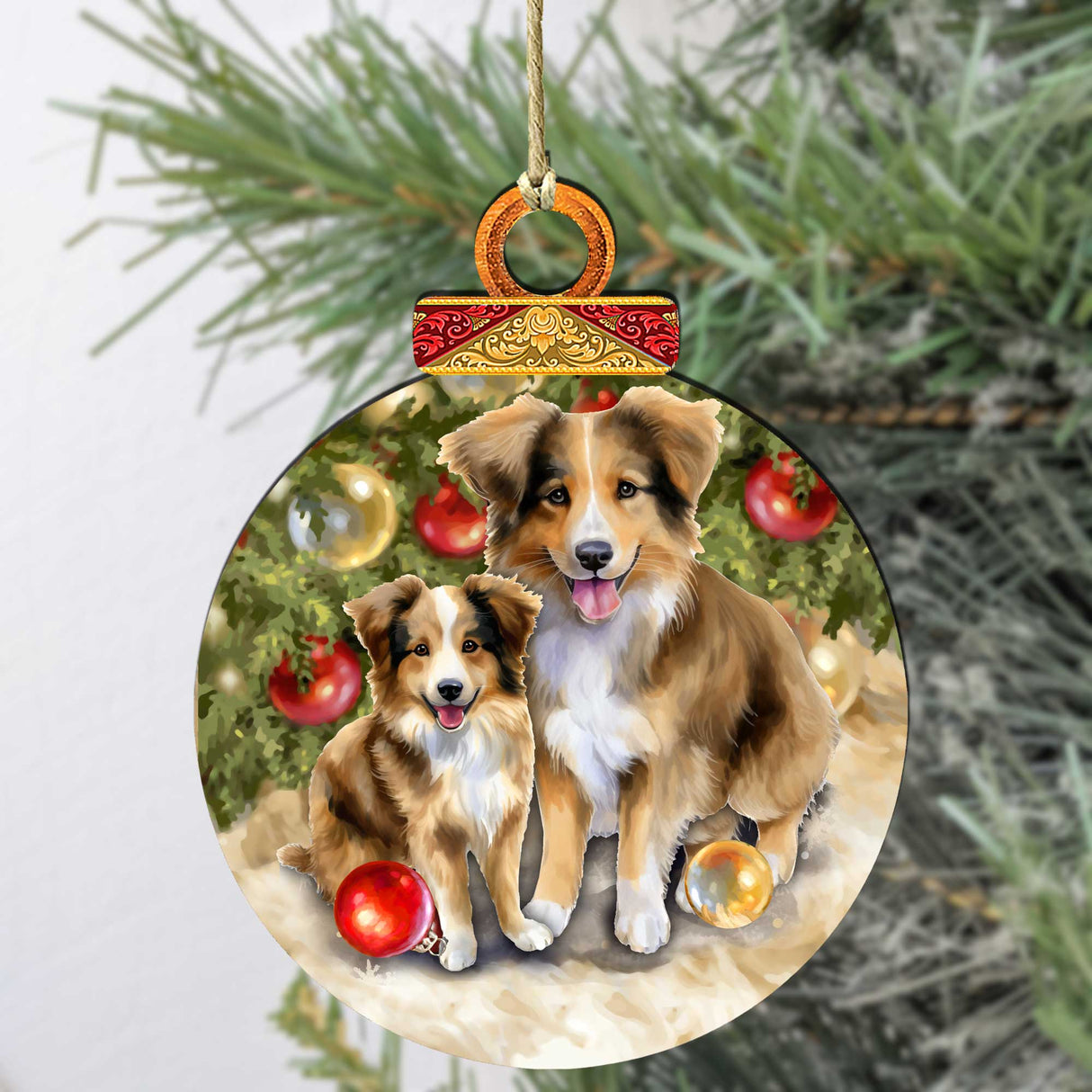 Dog Lover's Wooden Ornaments by G. Debrekht Pets Decor - 8611092