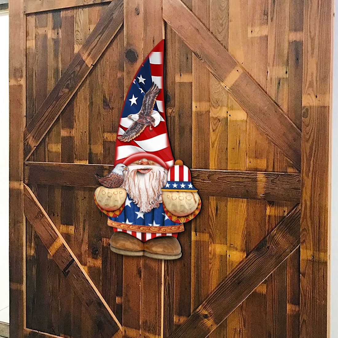 Decoración navideña americana de gnomos para puertas de G. DeBrekht - Decoración navideña americana - 8611015H