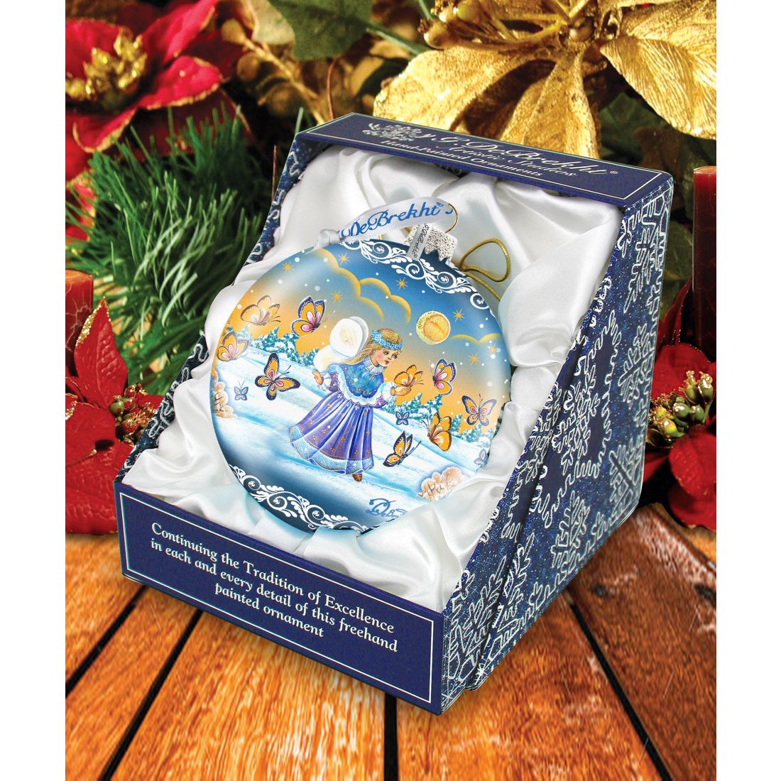 Butterfly Fairy Glass Ornament Limited Edition by G. DeBrekht - Christmas Decor - 73848