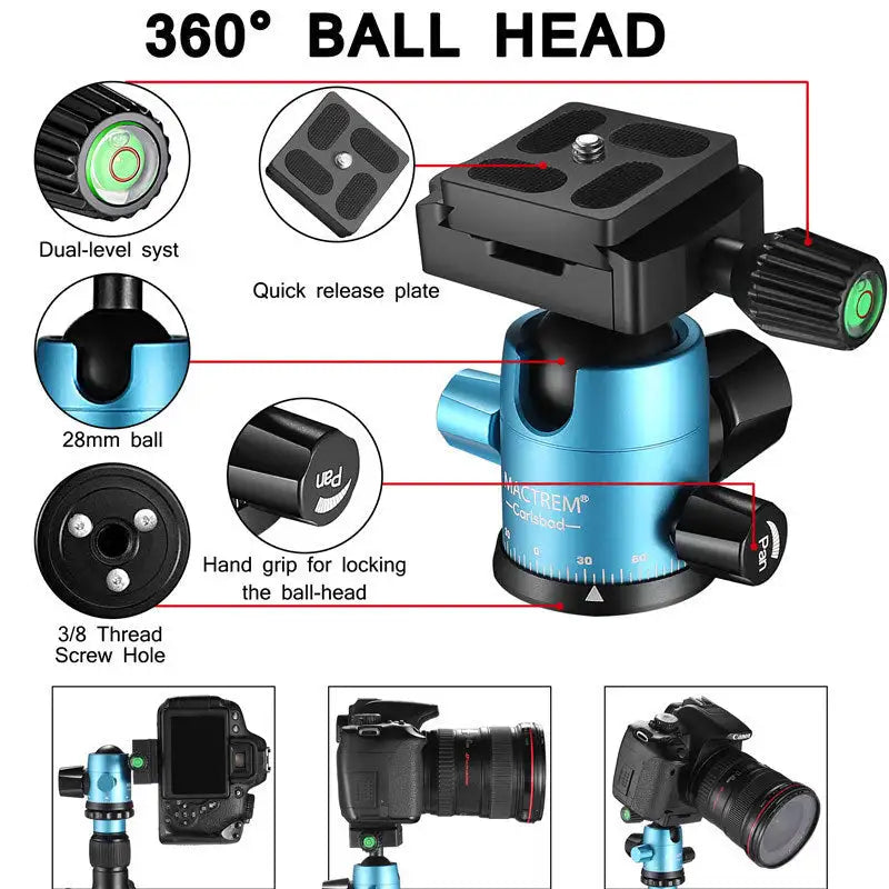 CT62 Portable Multifunctional Mobile Phone Camera Stand Photography - Lootquake
