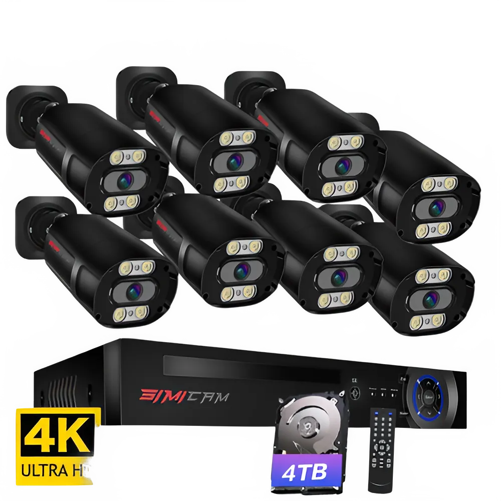 4K Ultra HD Security Camera System with Night Vision