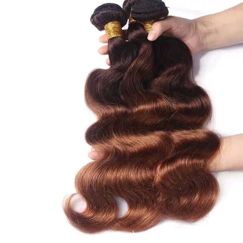 Real hair wig female real hair wavy body wave - Lootquake