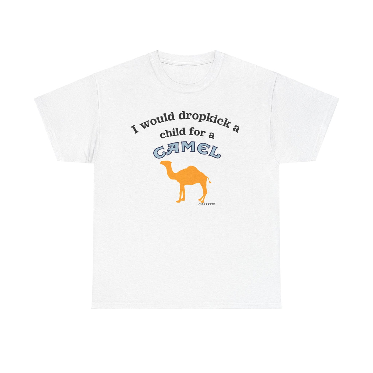 Le daría una patada a un niño por una camisa de color camello