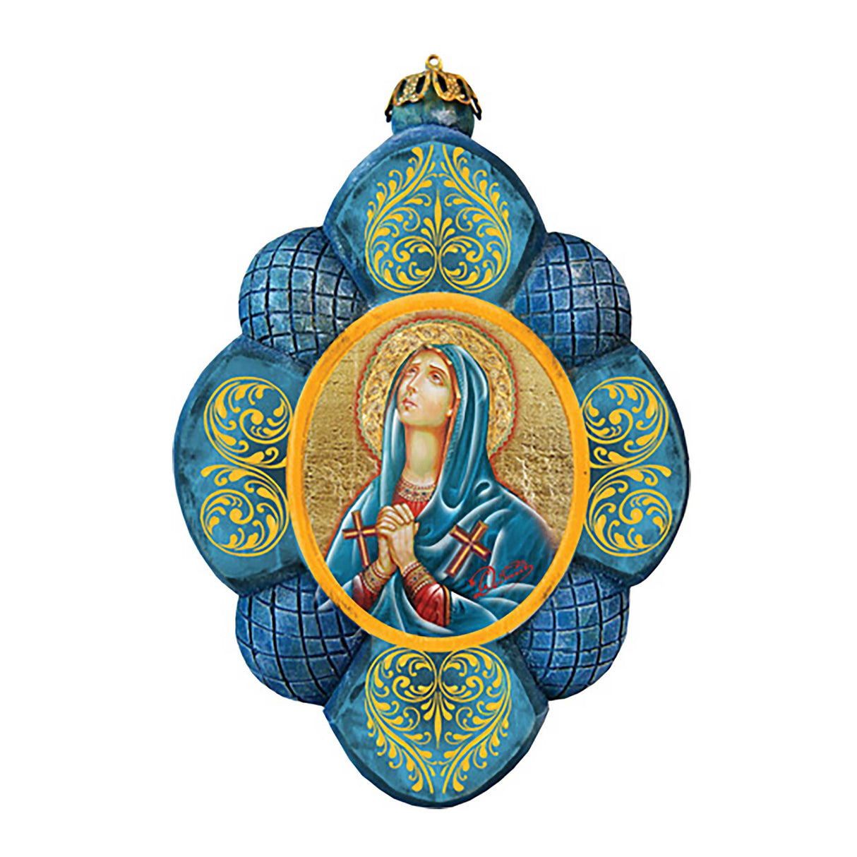 Maria Magdalena Sculpted Hand-Painted Christmas Ornament by G. DeBrekht - Nativity Holiday Decor - 610842
