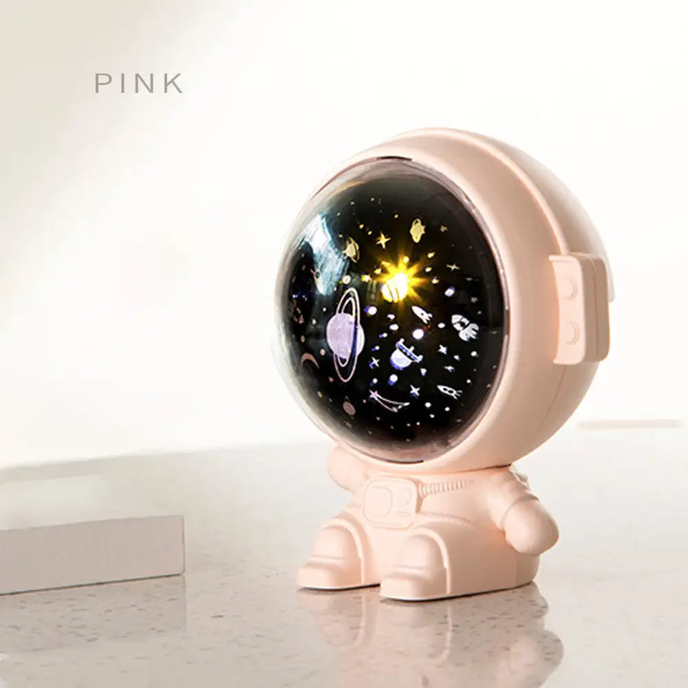Galaxy Star Projector Starry Sky Night Light Astronaut Lamp Room Decr Gift Child Kids Baby Christmas Spaceman Projection - Lootquake