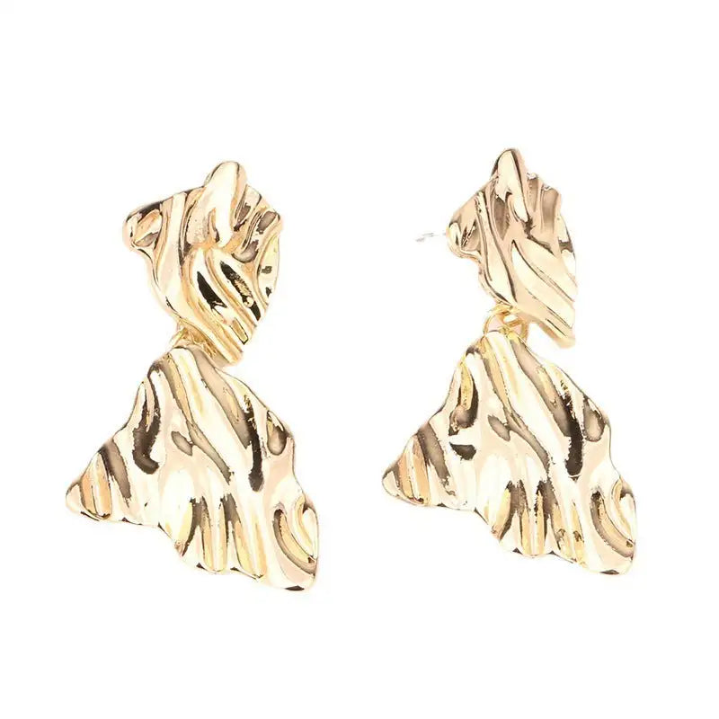 European And American Fashion Exaggerated Irregular Earrings Simple Geometric Female Vintage Earrings - Lootquake