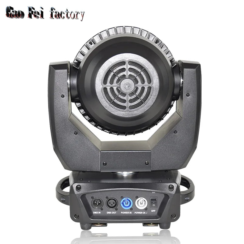 4-In-1 RGBW DJ Moving Head Lights with Flight Case