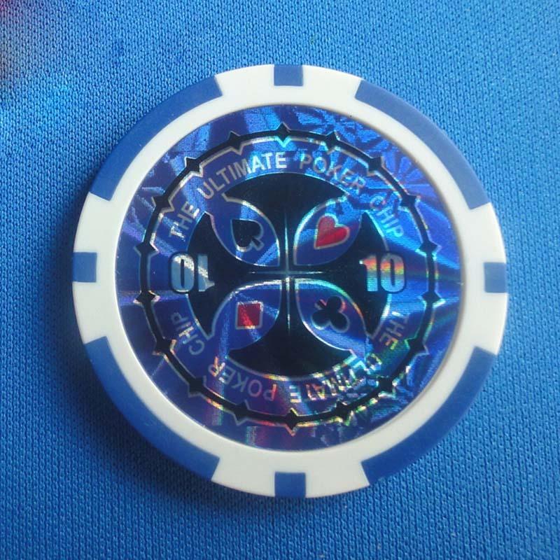 ABS Plastic High-End Two-Color Chips Poker Baccarat Game Coins