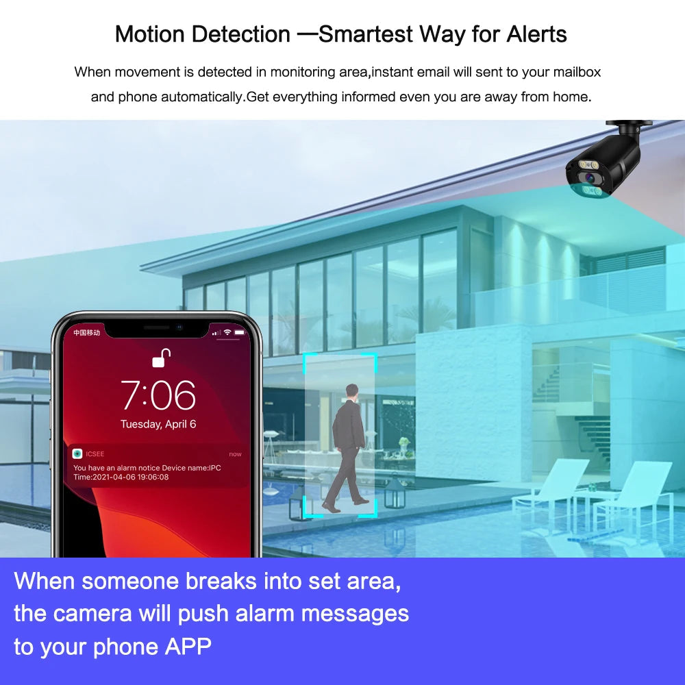 4K Ultra HD Security Camera System with Night Vision