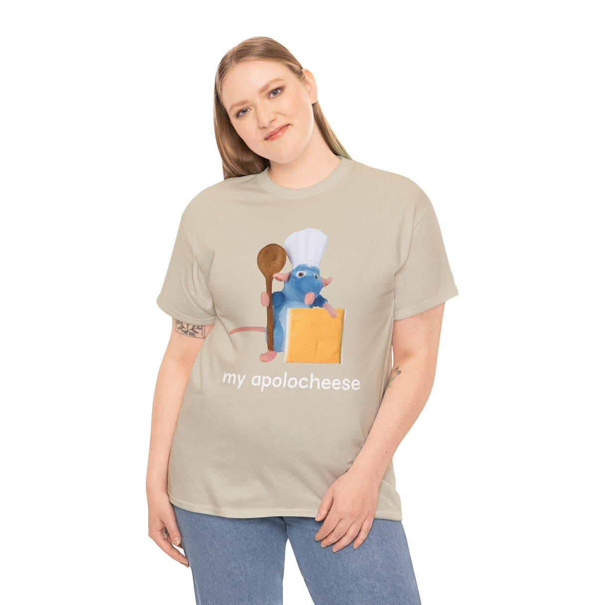 Camiseta con meme de queso de peluche de rata Apolocheese: divertida e irónica para amantes de las ratas
