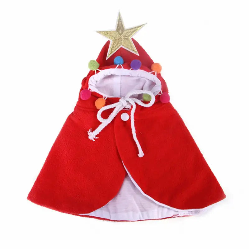 Cute Dog Cat Costume Christmas Cloak Halloween Disguise Cat - Lootquake
