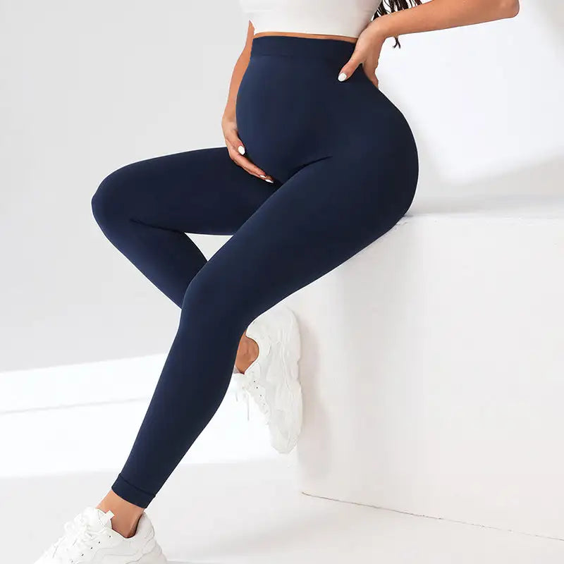 Women's Maternity Leggings Over The Belly Pregnancy Yoga Pants Active Wear Workout Leggings - Lootquake