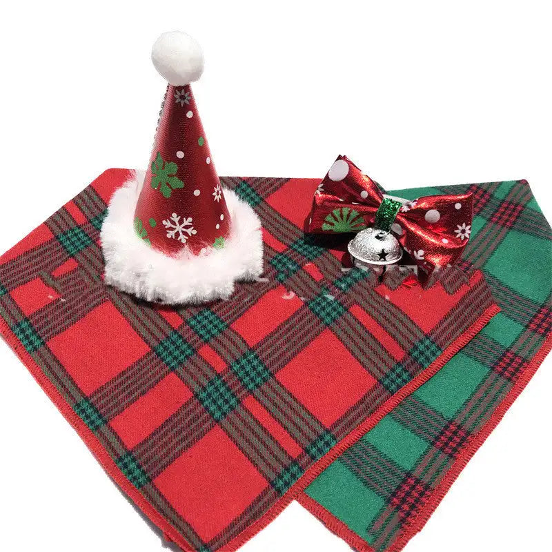 Christmas Products Pet Christmas Hat Set - Lootquake