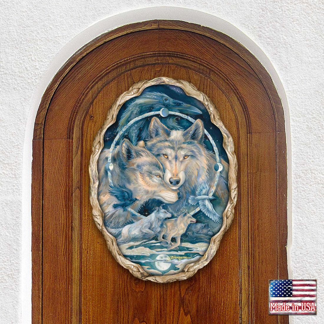 In Spirit I Am Free Wildlife Wall Art - J. Bergsma - Wildlife Holiday Decor - 8591723W-JB