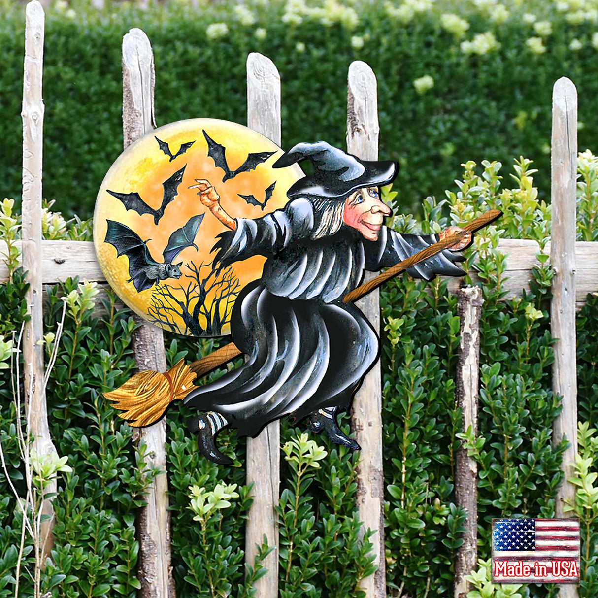 Decoración de puerta de bruja de Halloween por G. DeBrekht - Decoración de Halloween de Acción de Gracias - 8114011H