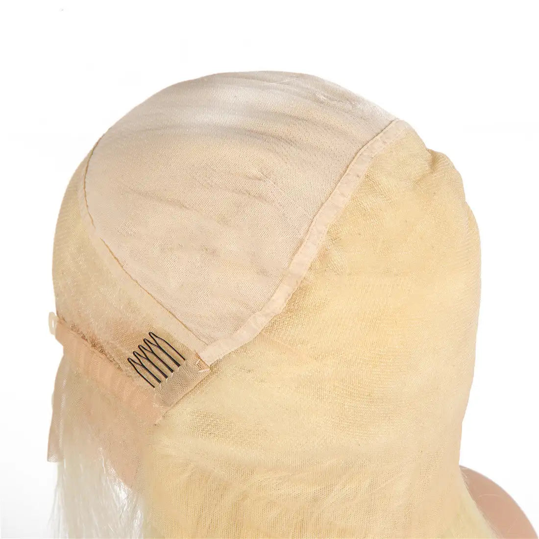 Semi Lace Real Wig Blond Headgear - Lootquake