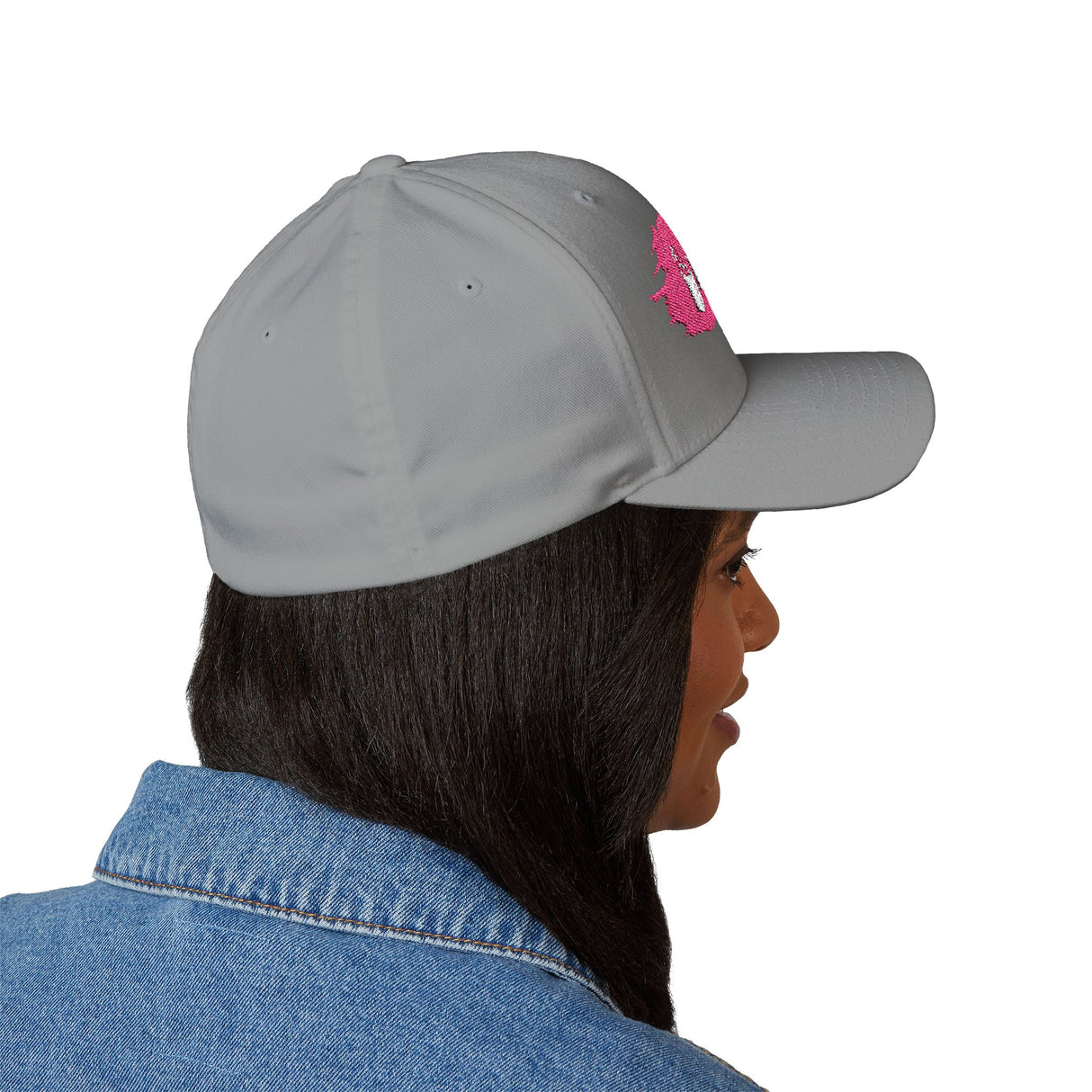 Embroidered Cap with Pink Lootquake Logo