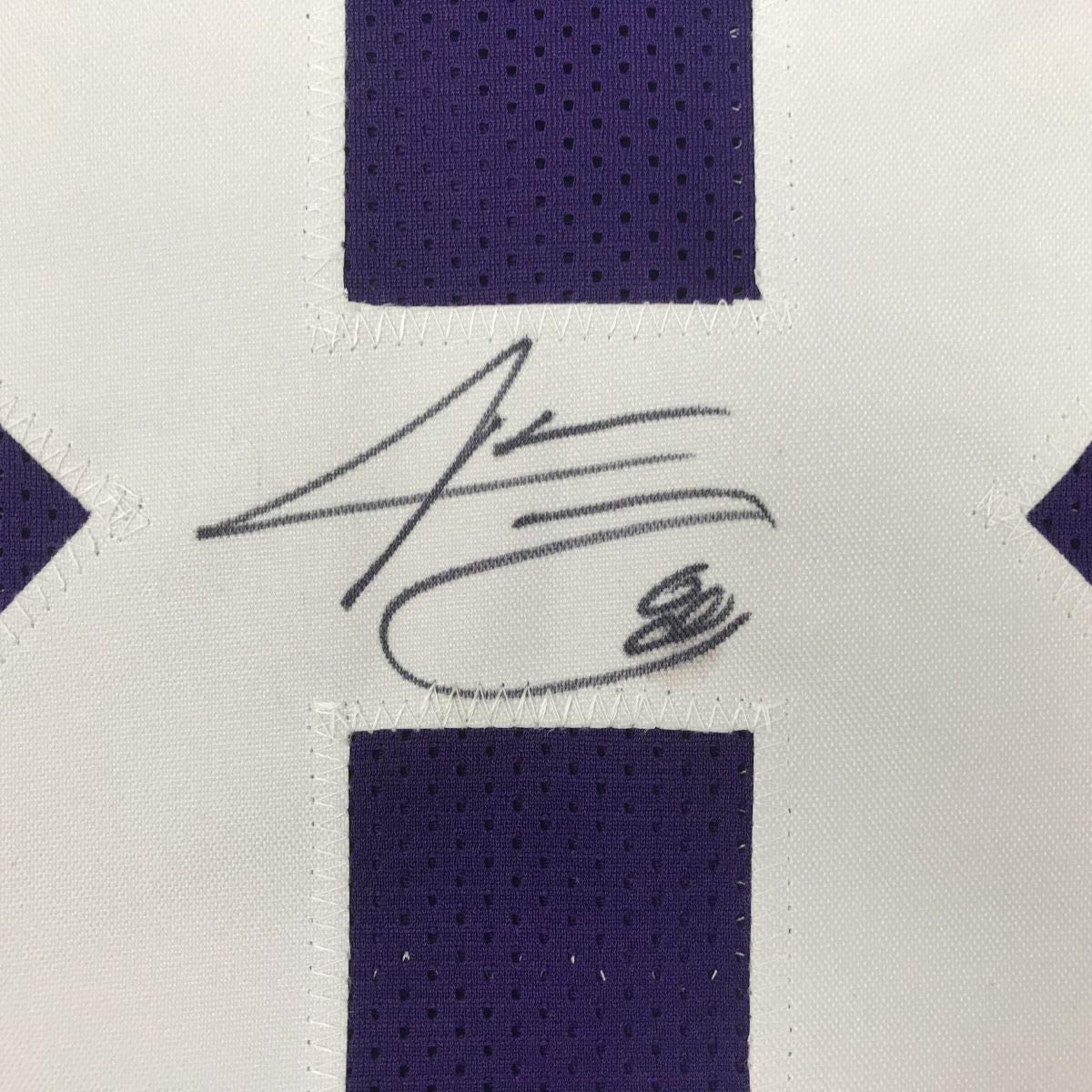 Autographed/Signed Jarvis Landry LSU Purple College Football Jersey JSA COA
