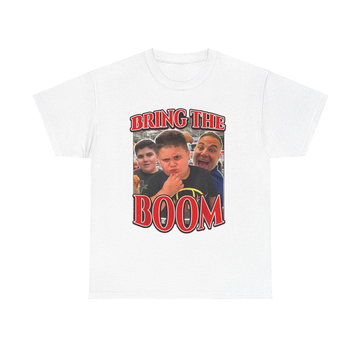 Traemos la camiseta divertida del boom