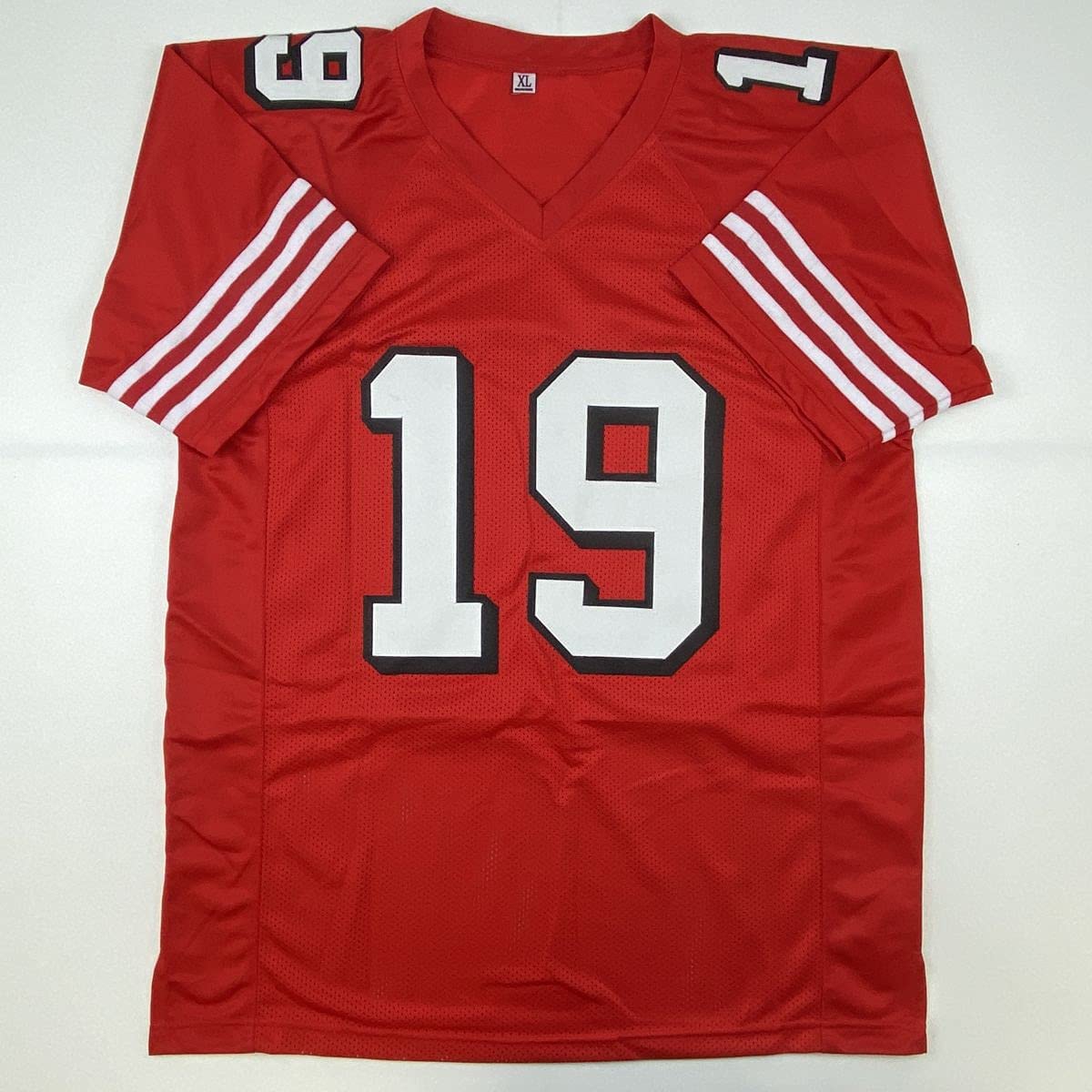 Camiseta de fútbol alternativa roja de San Francisco autografiada/firmada por Deebo Samuel JSA COA