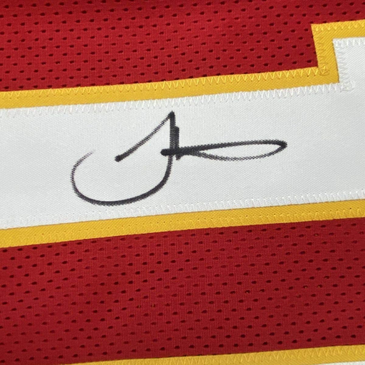 Camiseta de fútbol americano roja de Kansas City autografiada y firmada por Tyreek Hill (JSA COA)