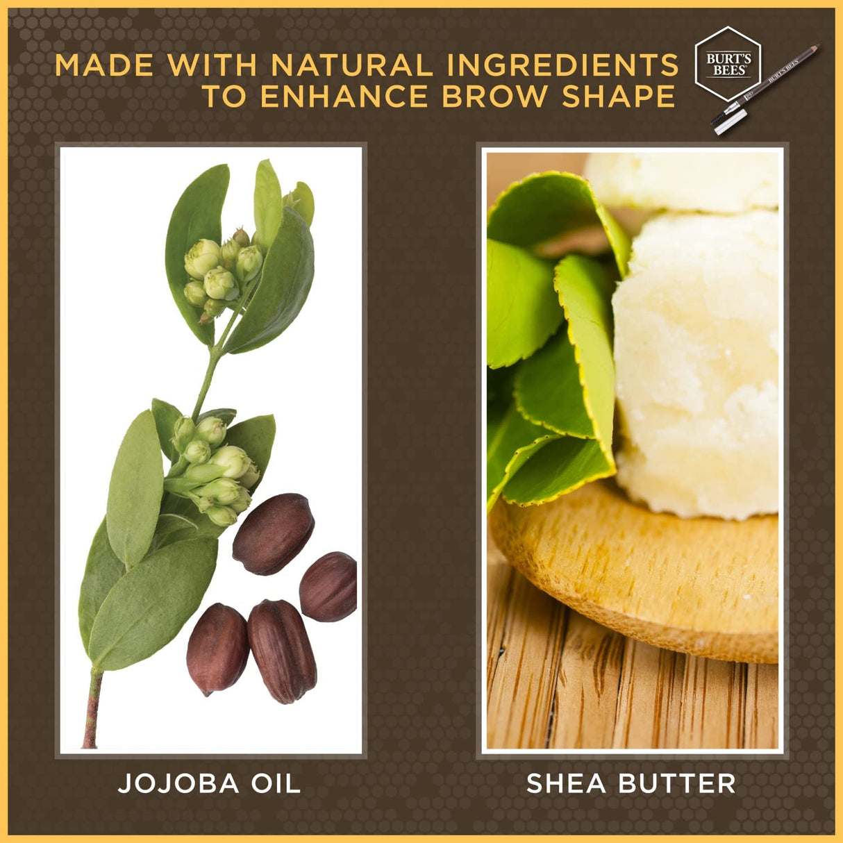 BURT'S BEES Fill, Define & Shape Brow Pencil