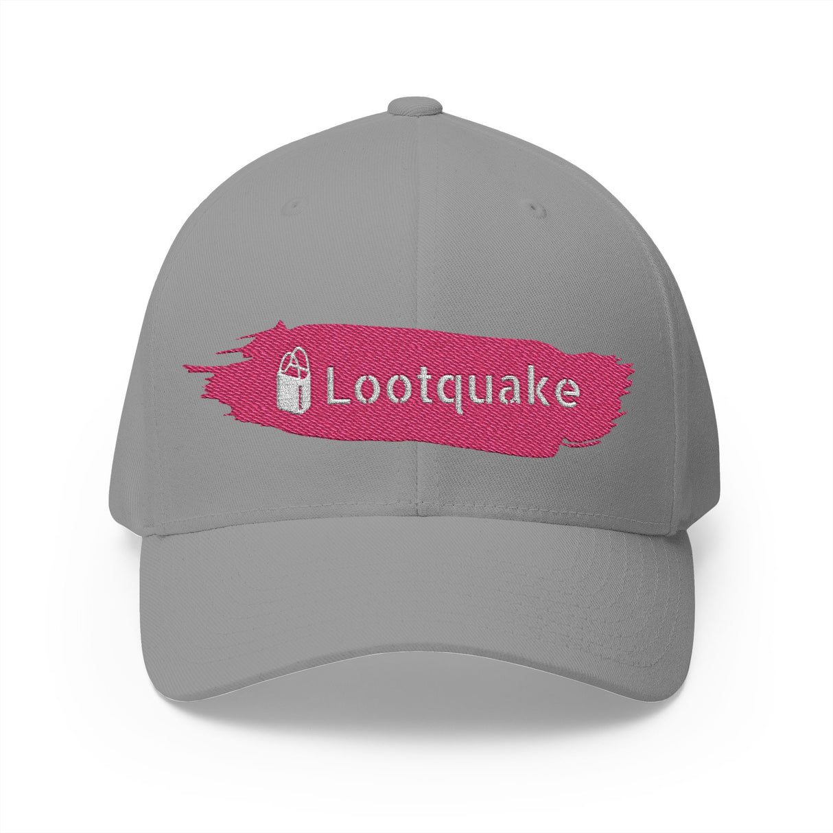 Embroidered Cap with Pink Lootquake Logo