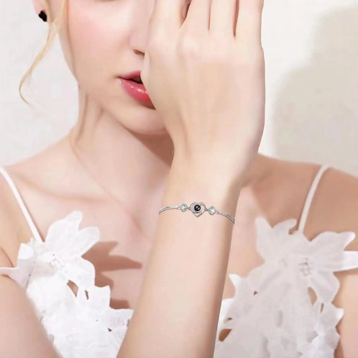 Creative And Simple S925 Silver Projection Bracelet - Lootquake