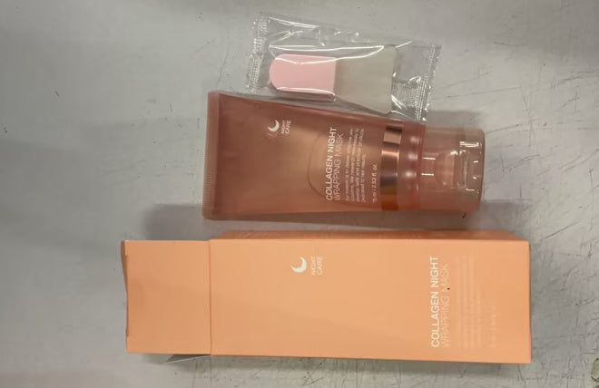 Face Night Mask Collagen Wrapping Mask Natural Ingredients Firming Elasticity & Hydration Anti-wrinkle For Skin Care - Lootquake