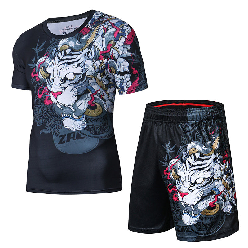 Men's Sweat-absorbent Quick-drying Fitness Suit - Lootquake