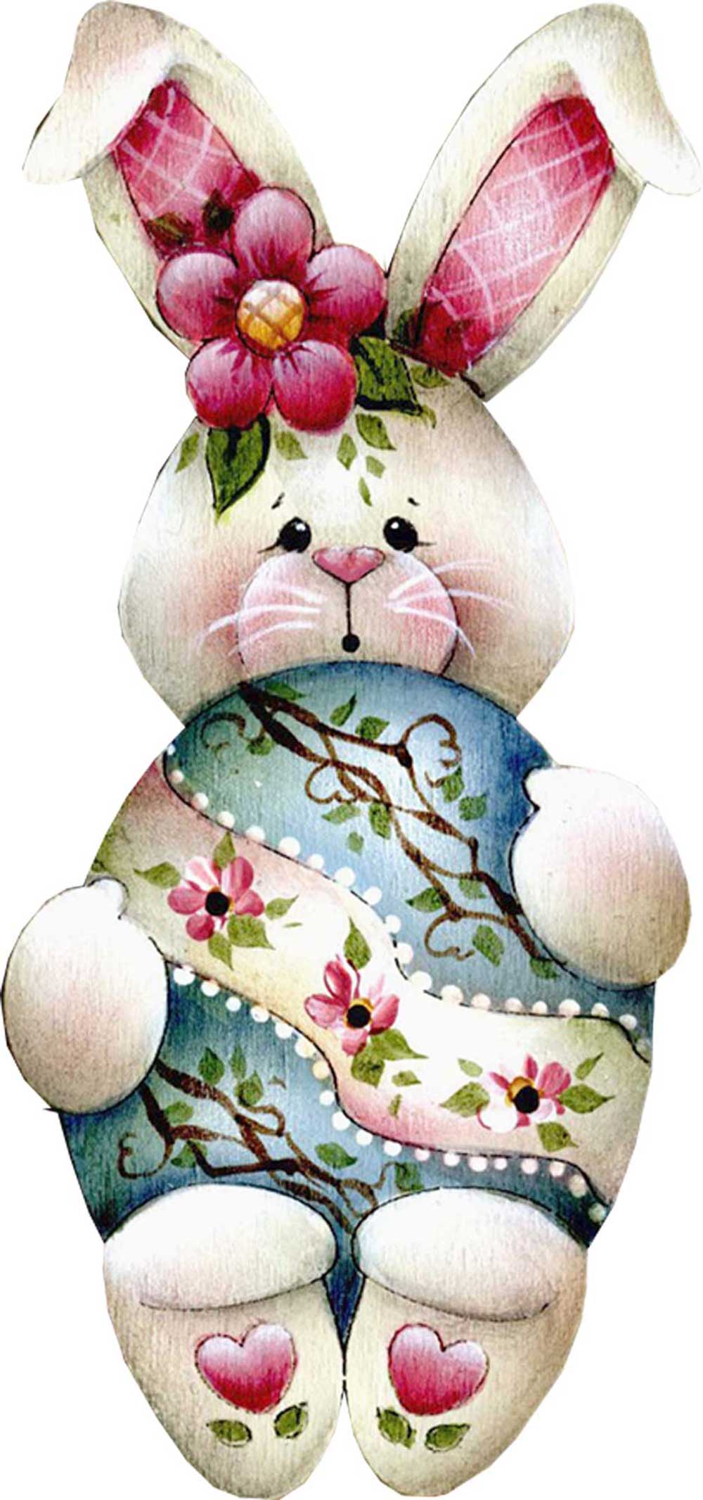 Bunny Hugs Easter Door Decor by Jamie Mills-Price - Easter Spring Decor - 8457602H