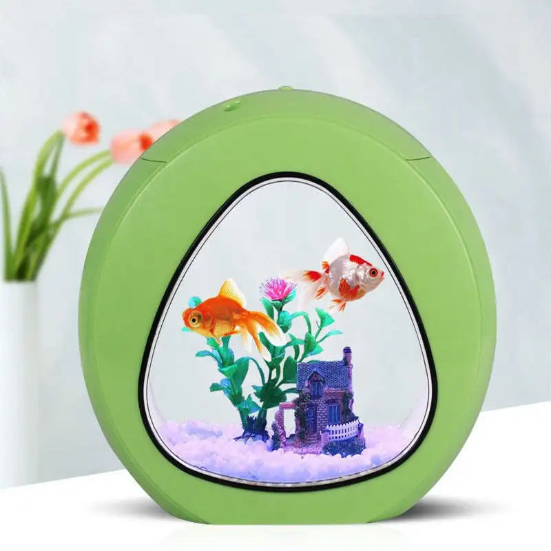 Desktop fish tank aquarium - Lootquake