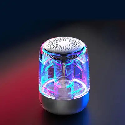 Portable Speakers Bluetooth Column Wireless Bluetooth Speaker Powerful Bass Radio with Variable Color LED Light - Lootquake