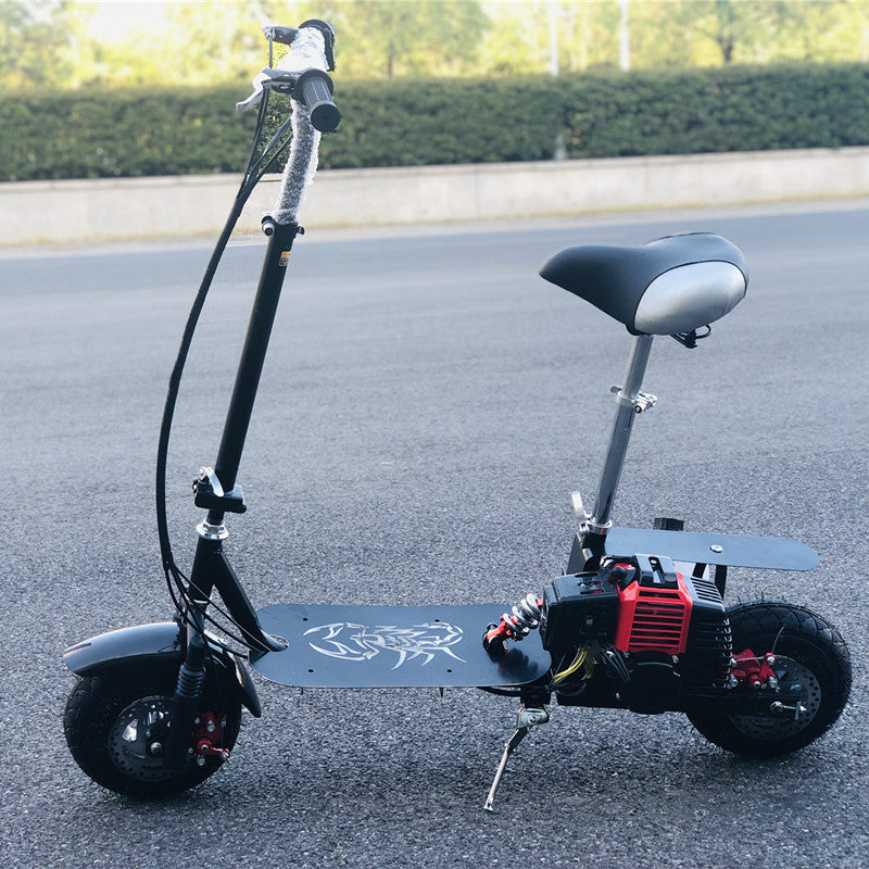 Nouveau scooter pliable à assistance au pédalage à deux temps