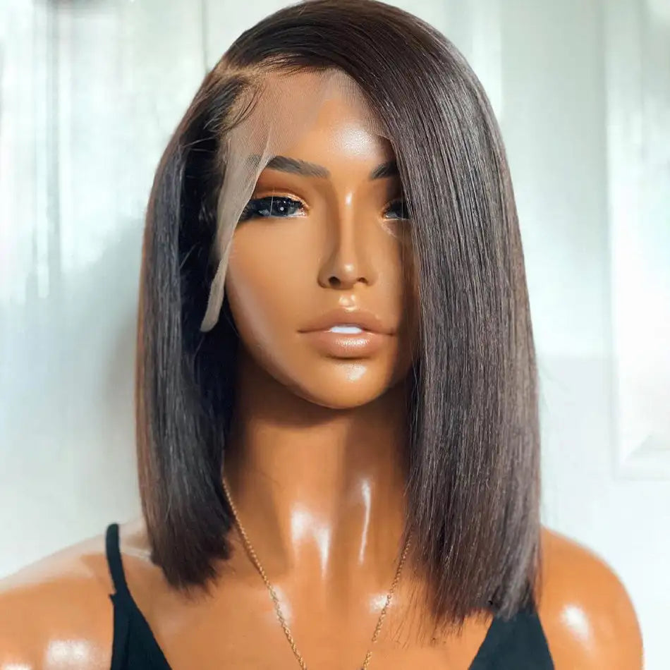 Super Double Drawn 13x4 Brown Lace Frontal Wig - Lootquake