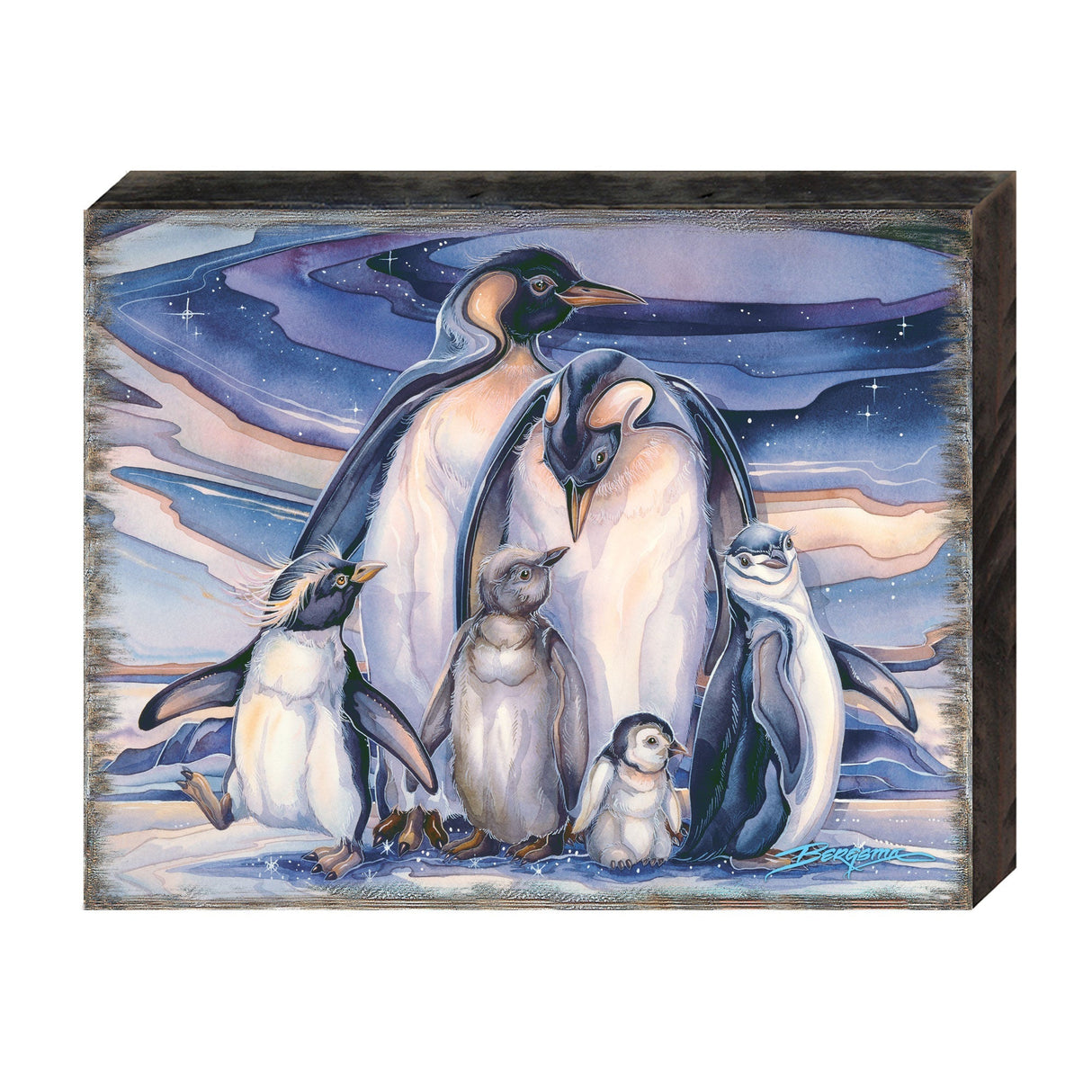 Arte mural de madera "Sno Buddy Like you" de J. Bergsma - Decoración de naturaleza y vida silvestre - 85922659B-JB