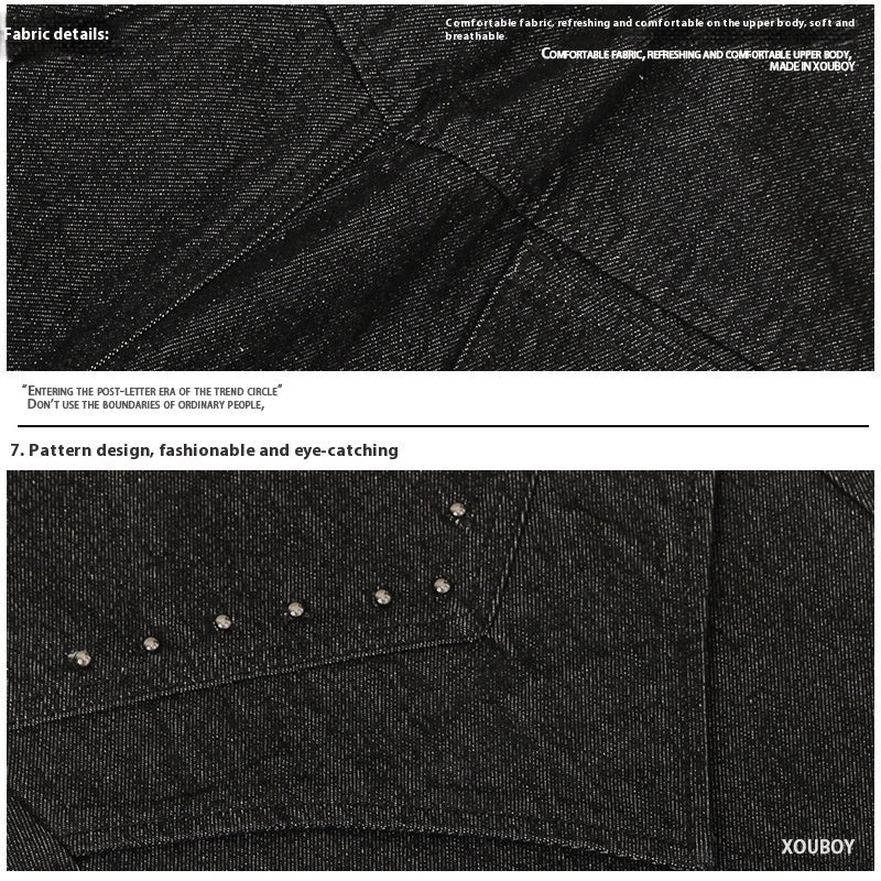 Men's American-style Casual High Street Profile Jeans - Lootquake