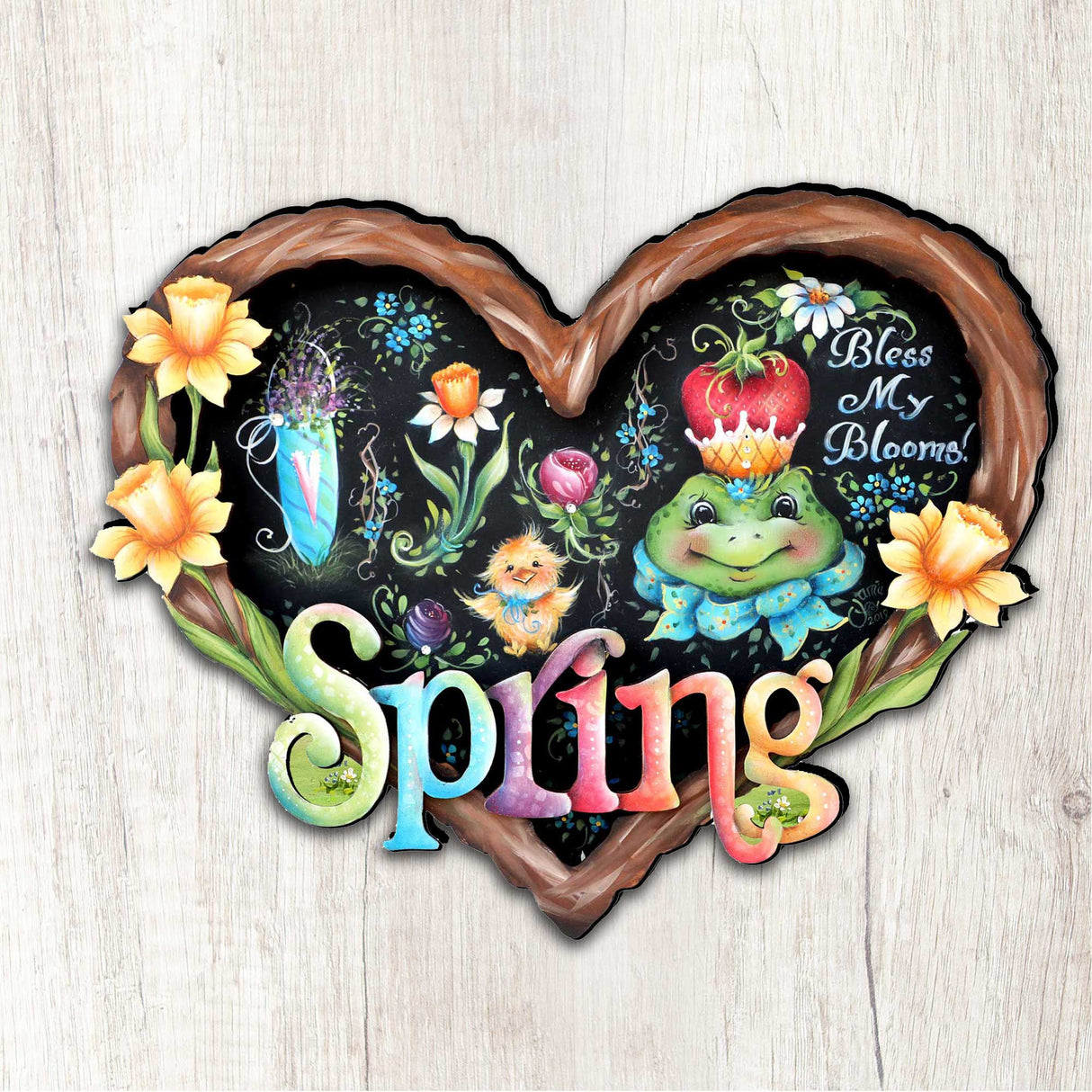 Bless my Bloomin Heart Easter Door Decor by Jamie Mills-Price - Easter Spring Decor - 8457608H