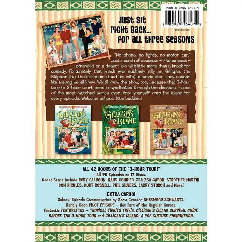 Gilligan's Island: The Complete Series Collection (DVD) - Lootquake