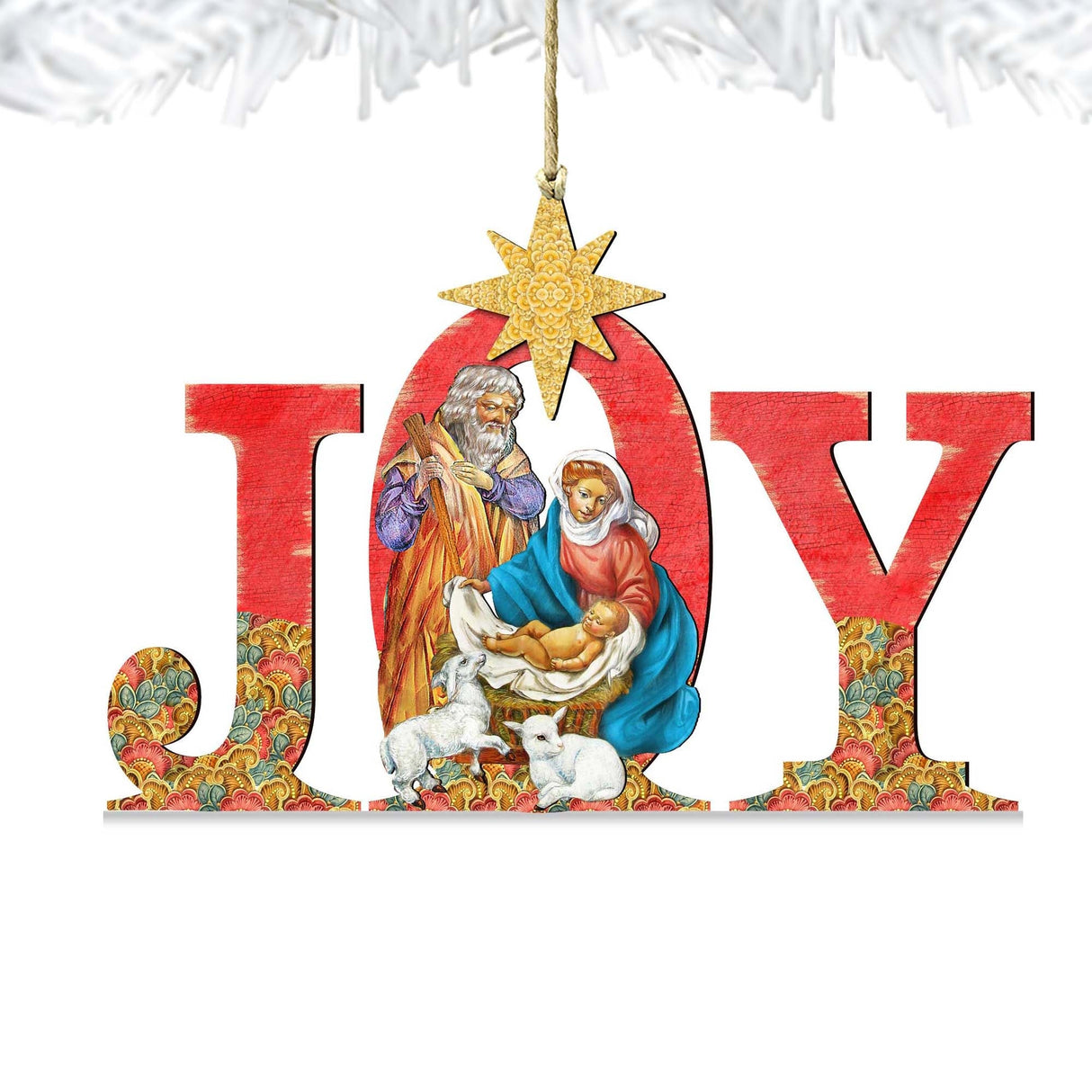 Adornos de madera para el Nacimiento Regal Joy de G. DeBrekht - Decoración navideña - 8121456