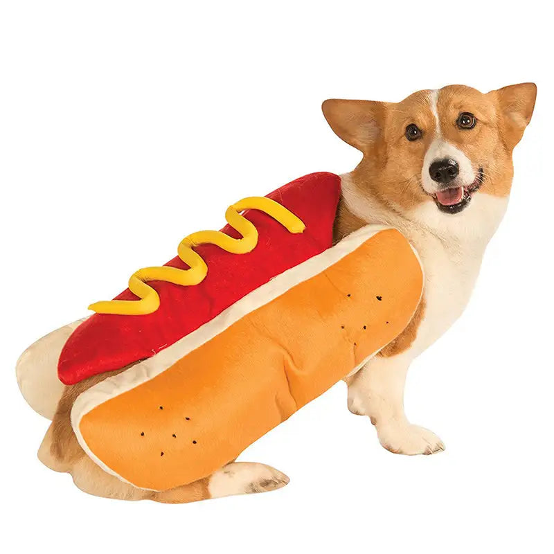 Funny Halloween Costumes For Dogs Puppy Pet Clothing Hot Dog Design Dog Clothes Pet Apparel Dressing Up Cat Party Costume Suit - Lootquake