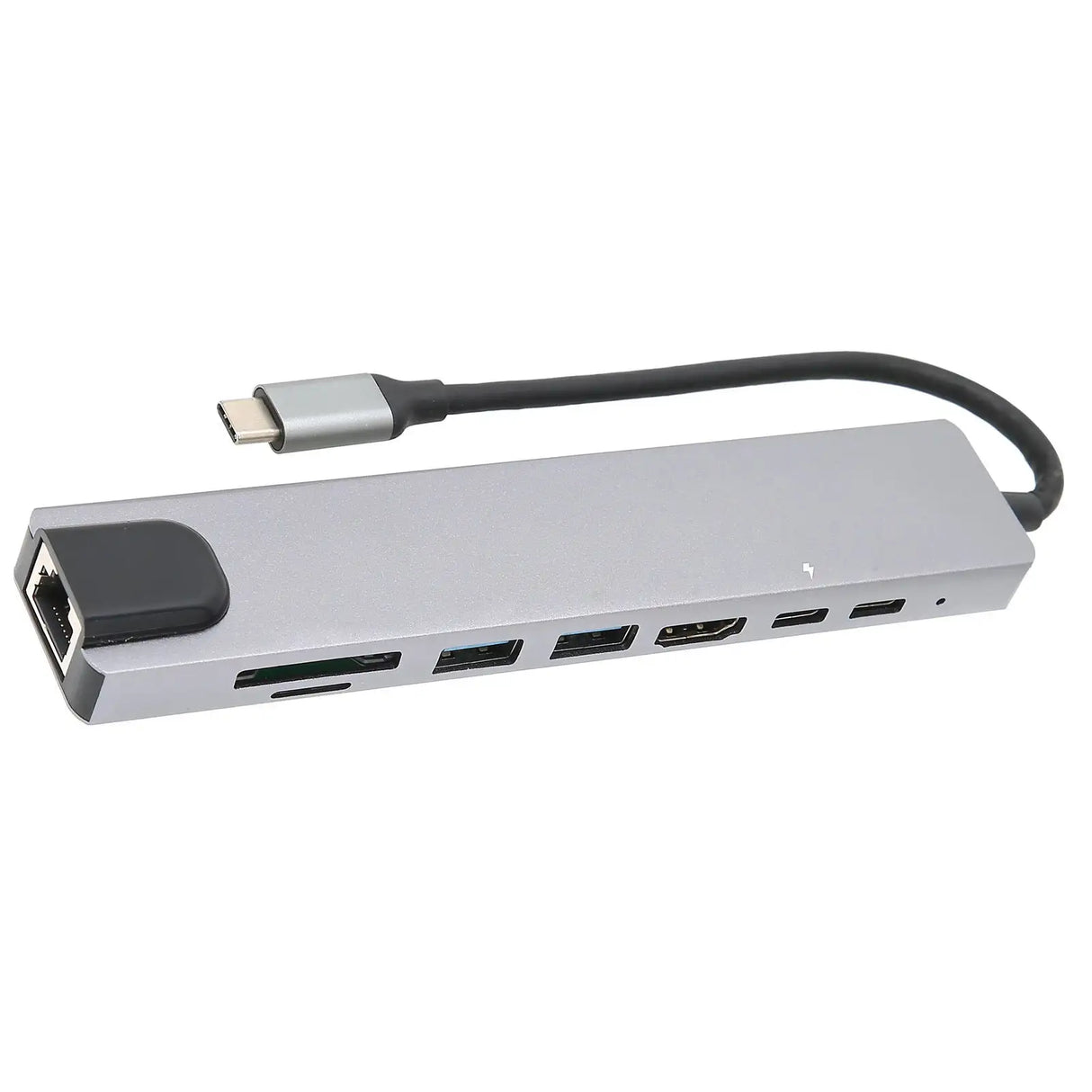 Docking Hub 8 in 1 Type‑C to High‑Definition Multimedia Interface USB PD Expansion Dock for Transfer Data - Lootquake