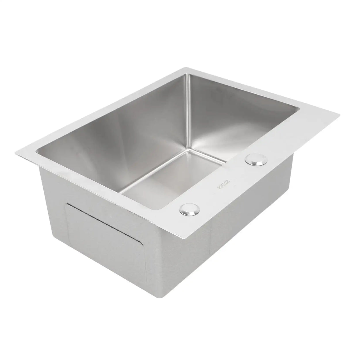 Single Basin Sink Set with Drainer, Stainless Steel Vegetable Washing Sink and Hose - Lootquake