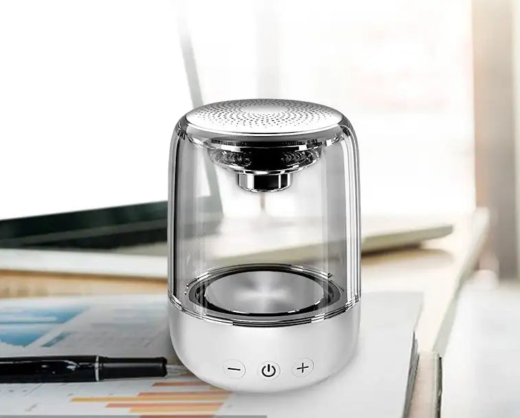 Portable Speakers Bluetooth Column Wireless Bluetooth Speaker Powerful Bass Radio with Variable Color LED Light - Lootquake