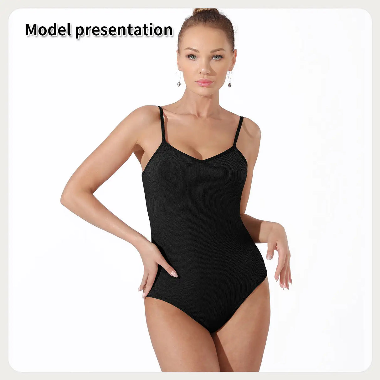 Women's Fashion Simple Solid Color Bodysuit - Lootquake