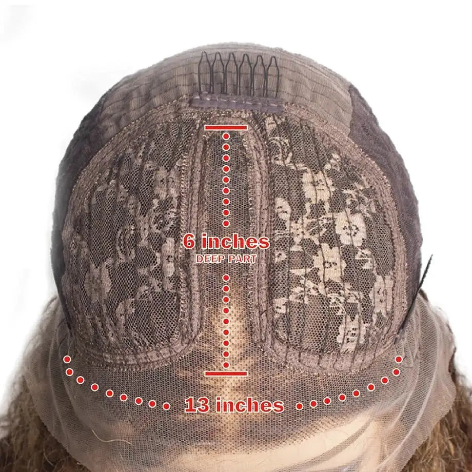 Medium And Long Curly Fashion Female Big Wave Real Human Hair Wig - Lootquake