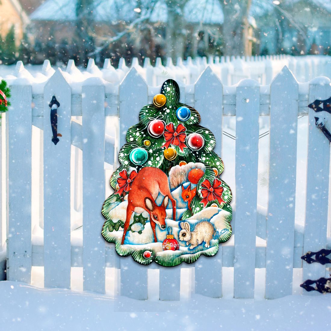 Decoración navideña para puerta con árbol de Navidad de G. DeBrekht - Decoración navideña - 8119182H