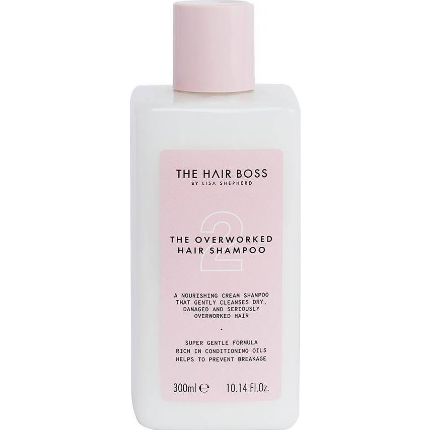 The Hair Boss THE HAIR BOSS_By Lisa Shepherd The Overworked Hair Shampoo głęboko odżywczy szampon do włosów suchych i zniszczonych 300ml (5060427355805)-0
