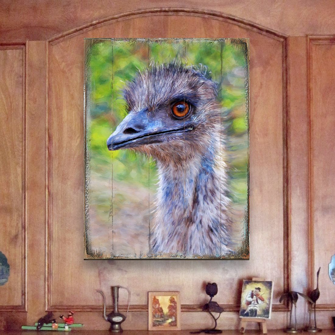 Arte mural de madera Appel Imu Art de Nature Wonders - Decoración de vida silvestre - 95243B